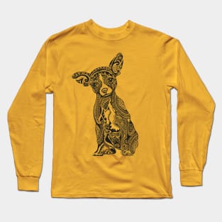 Polynesian Chihuahua Long Sleeve T-Shirt